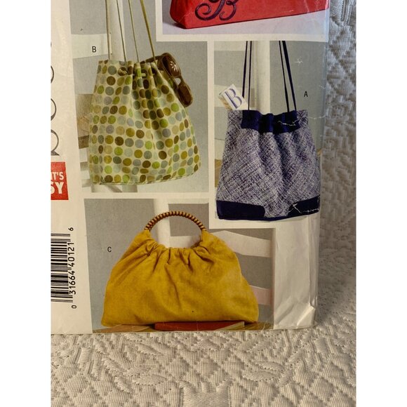 McCall's Misses Handbag Sewing Pattern B4645 - Picture 2 of 9